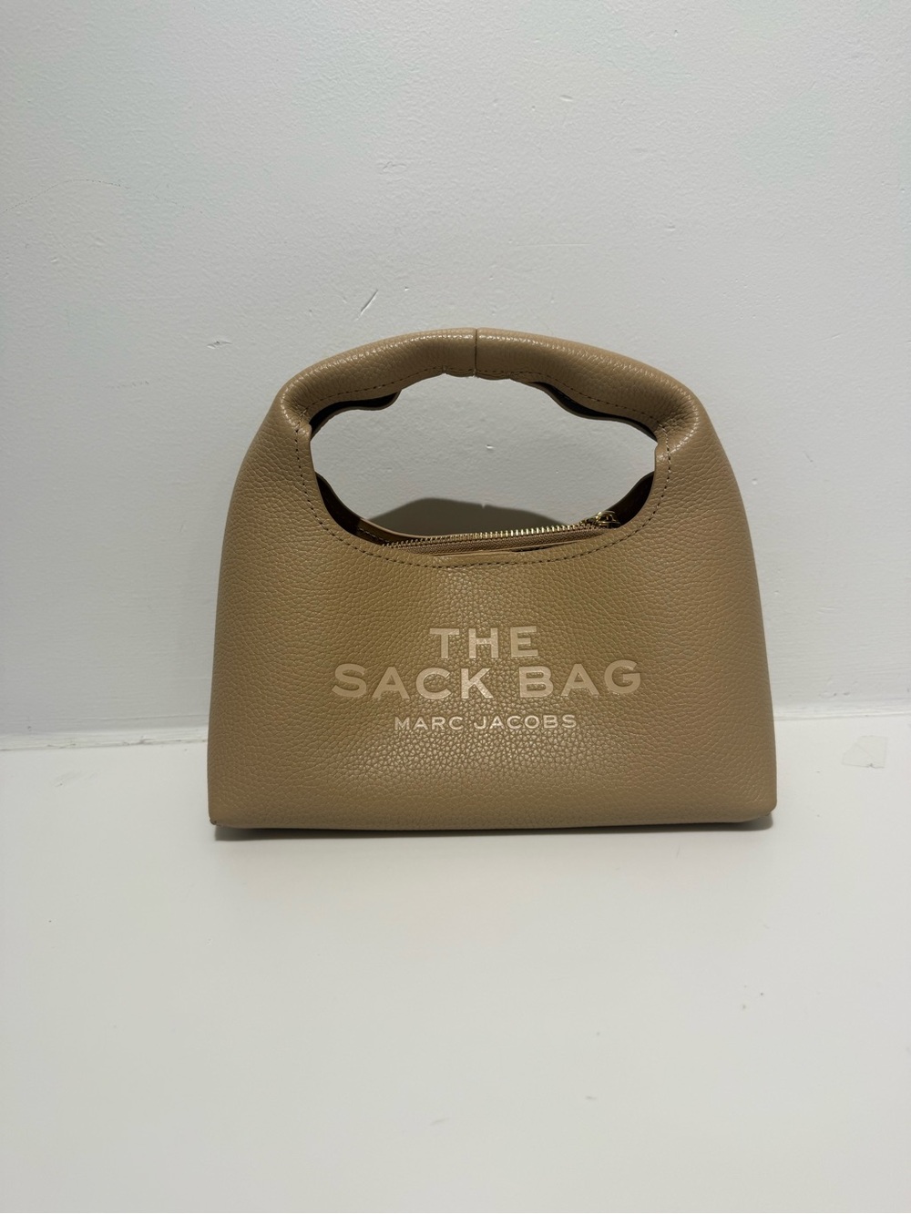 NWT Marc Jacobs The Mini Sack Bag camel